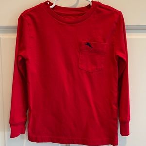 Tommy Bahama red long sleeve tee size 4 S
